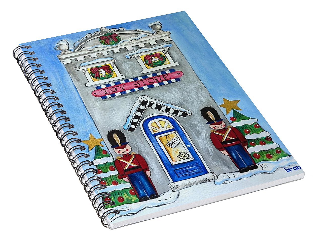 Toy Store Nutcrackers - Spiral Notebook