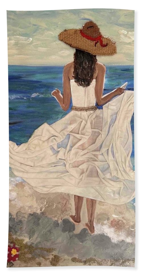 Women on Beach - Multimedia - Bath Towel