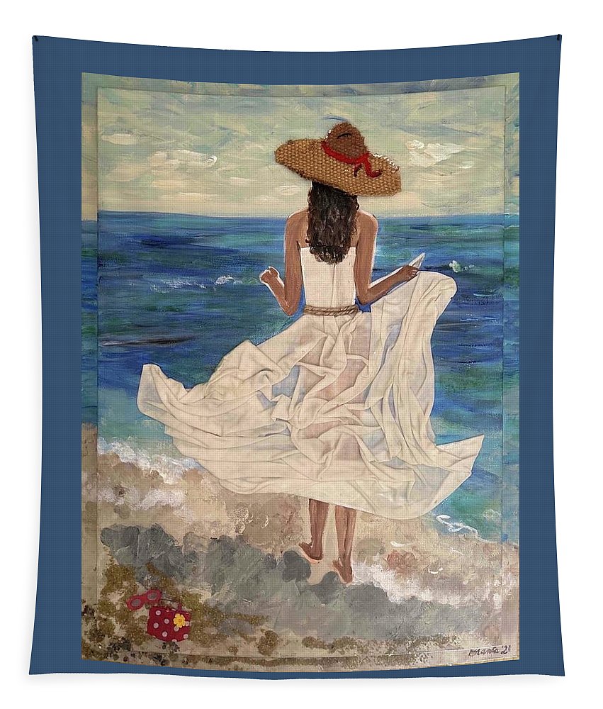 Women on Beach - Multimedia - Tapestry
