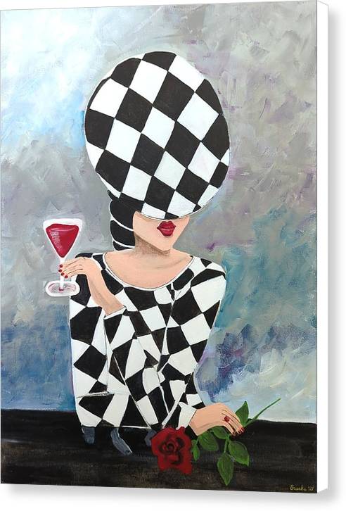 Waiting for my Table - Canvas Print