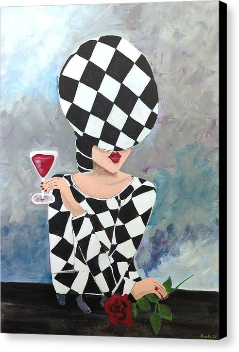 Waiting for my Table - Canvas Print
