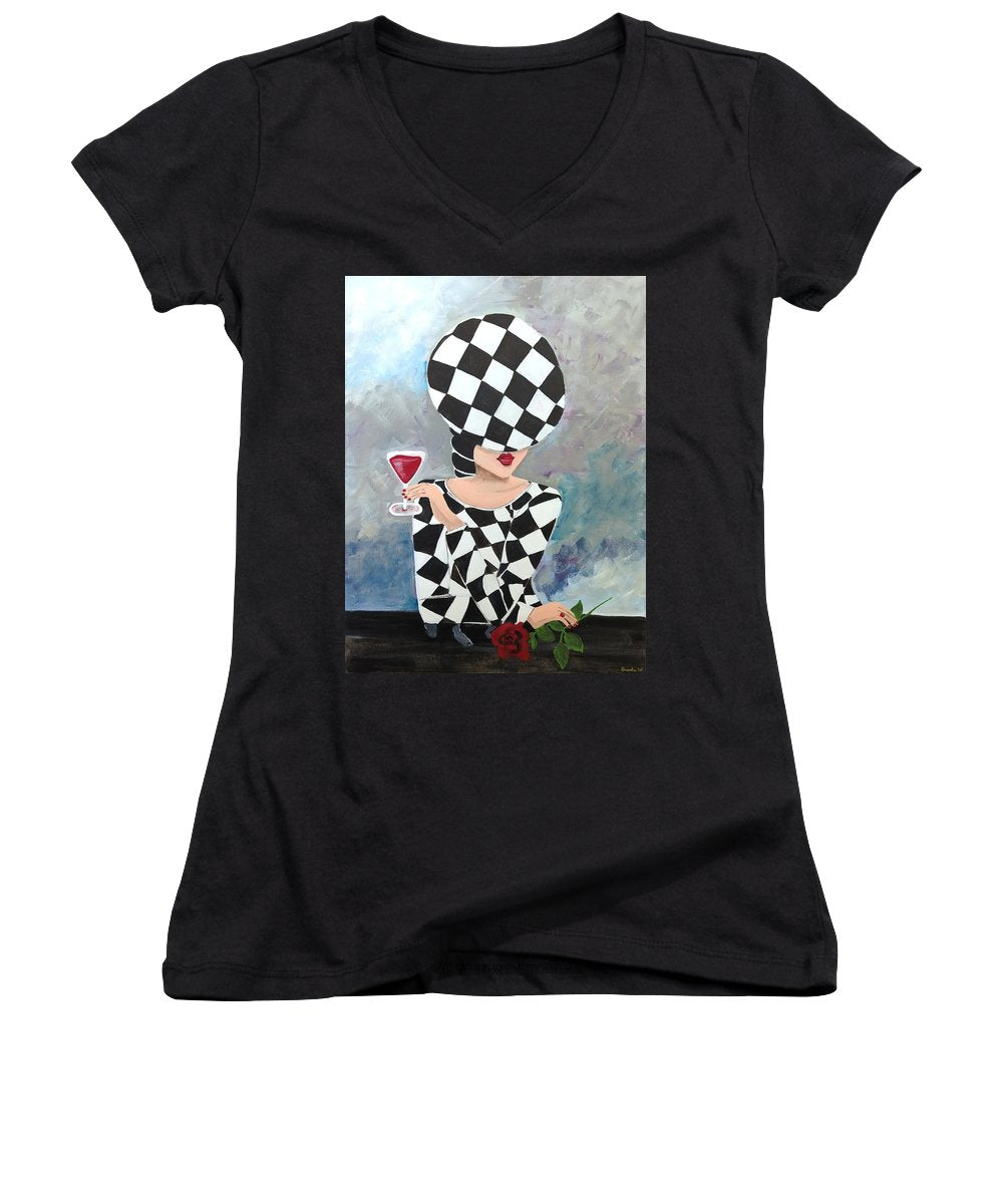 Waiting for my Table - Women's V-Neck