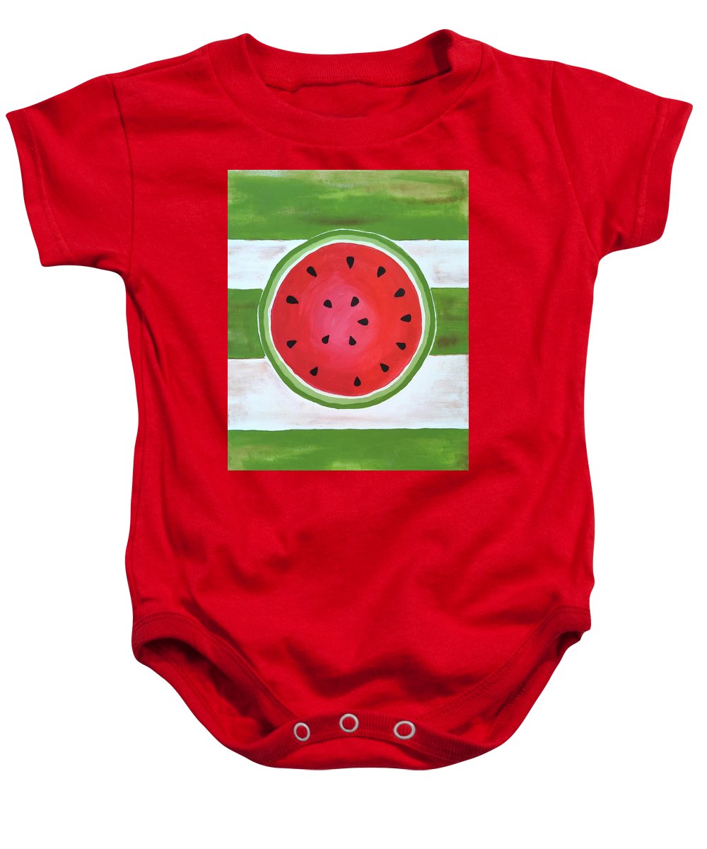 Watermelon Slice - Baby Onesie