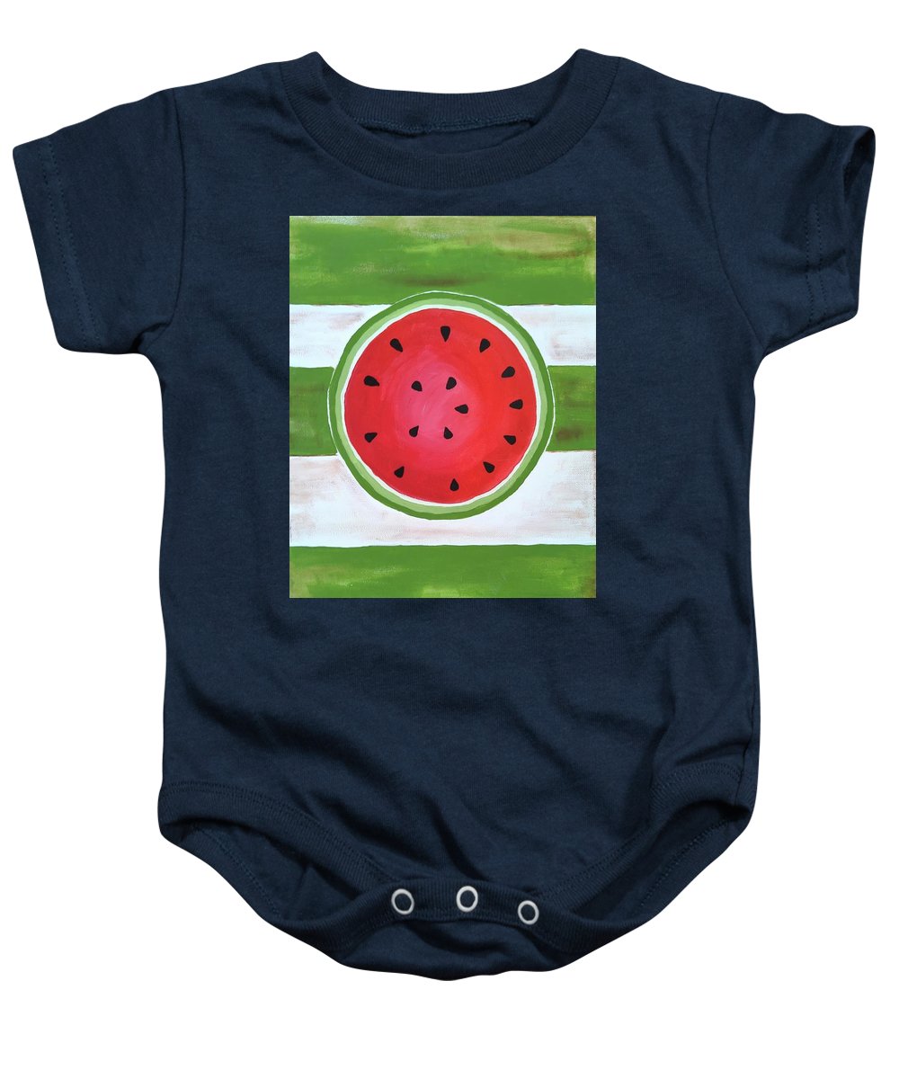 Watermelon Slice - Baby Onesie
