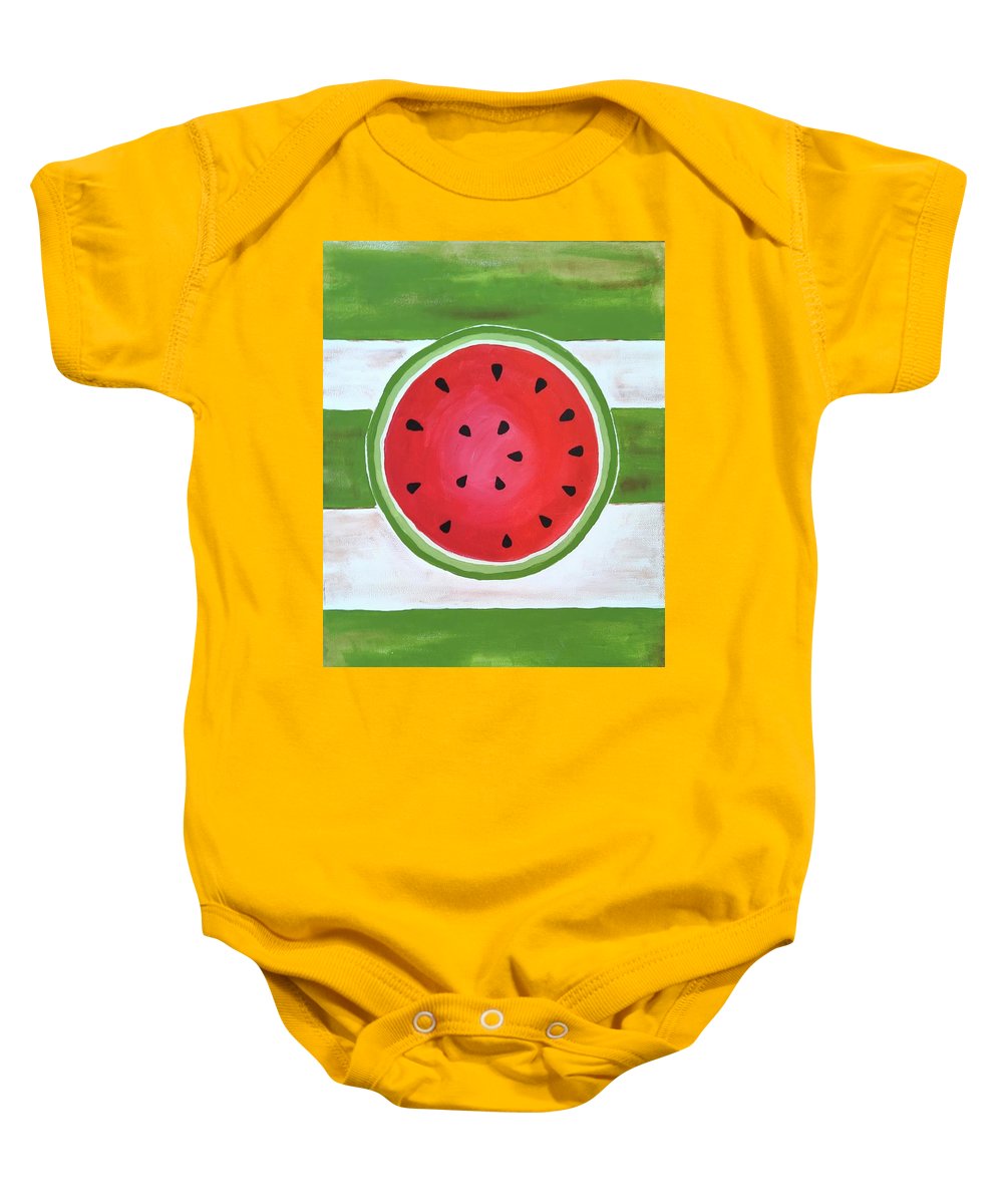 Watermelon Slice - Baby Onesie