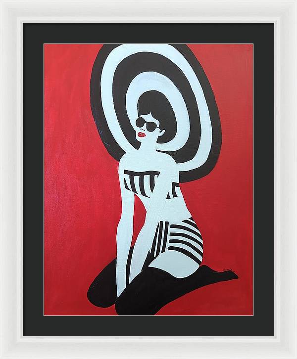 Zara - Framed Print