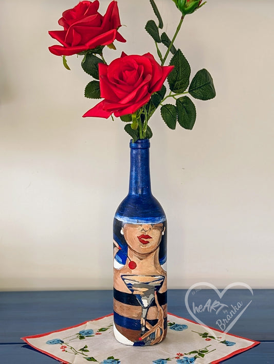 Martini Woman Blue