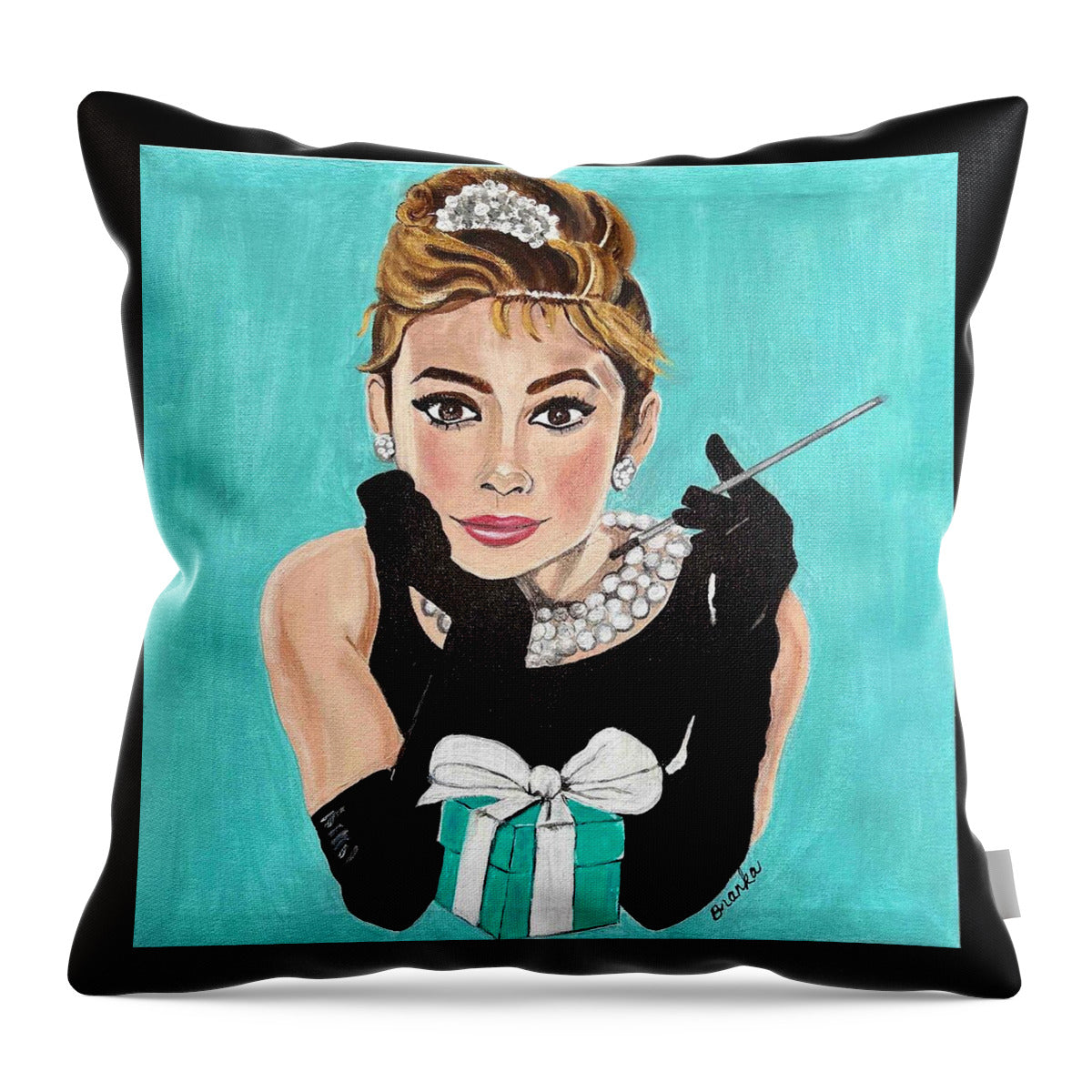 Audrey Hepburn - Throw Pillow