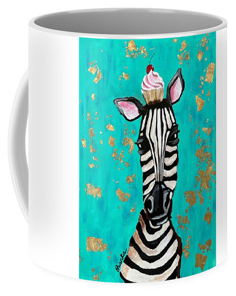 Cafe Art Cupcake Zebra - Mug