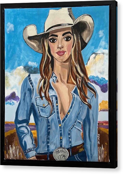 Cowgirl Marley - Acrylic Print