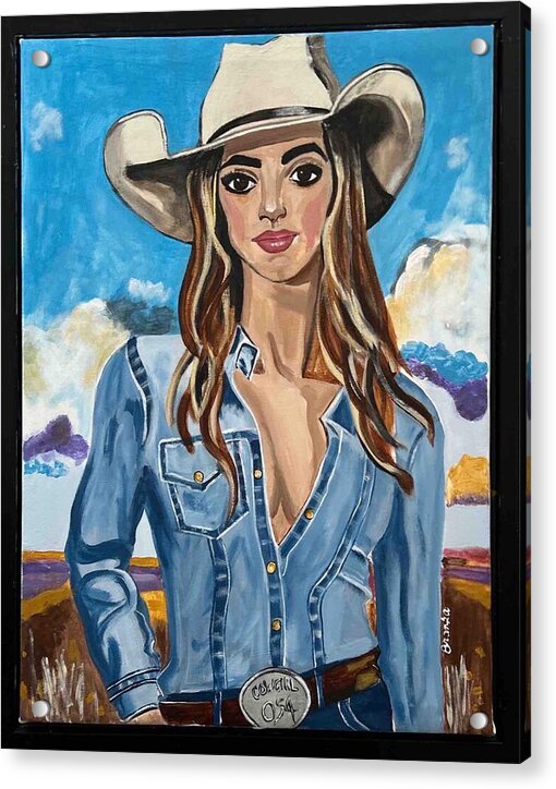 Cowgirl Marley - Acrylic Print