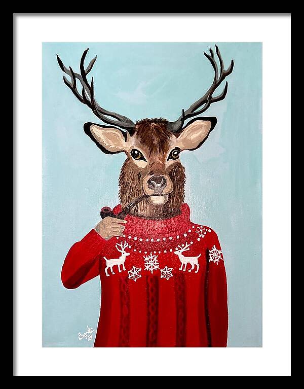 Danny Deer - Framed Print