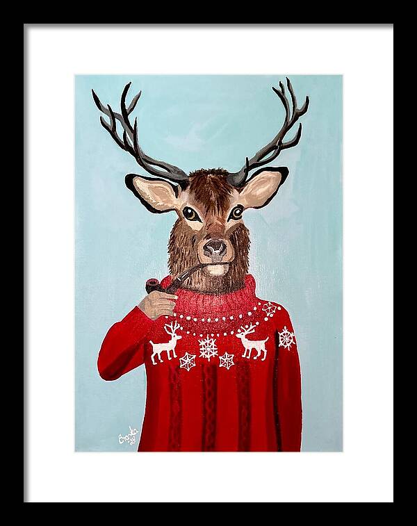 Danny Deer - Framed Print
