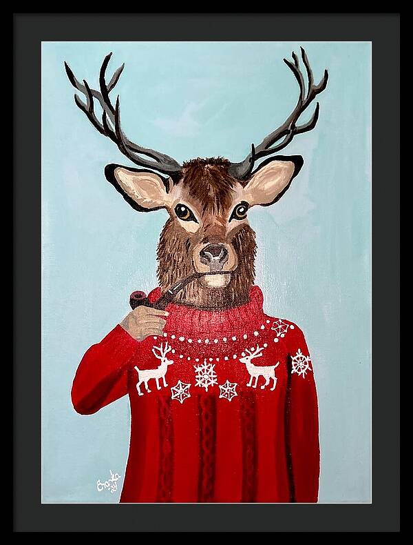 Danny Deer - Framed Print