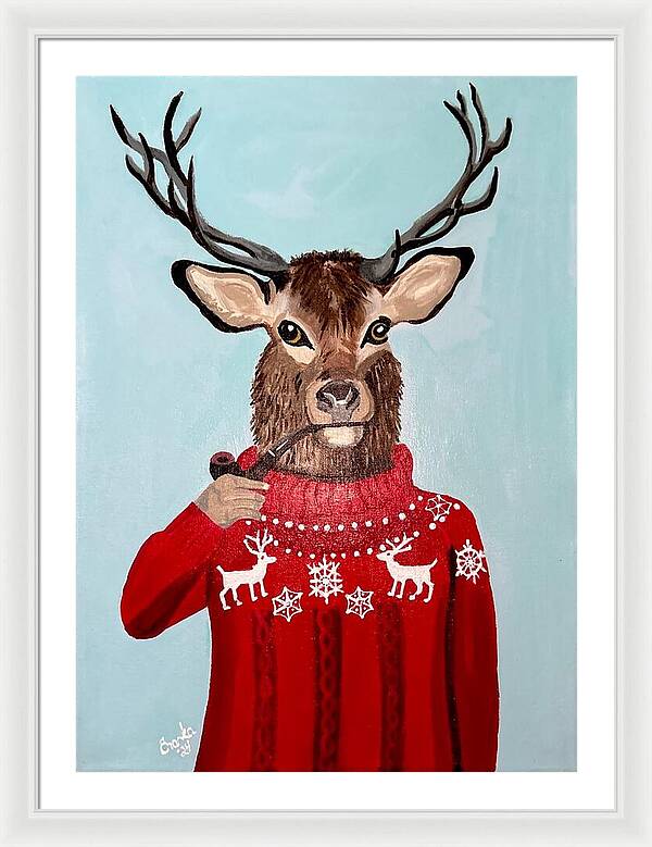 Danny Deer - Framed Print