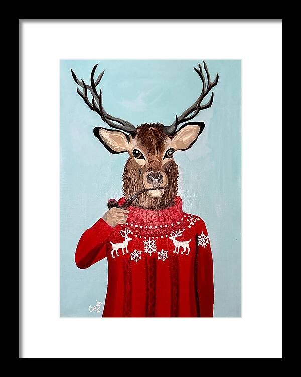 Danny Deer - Framed Print