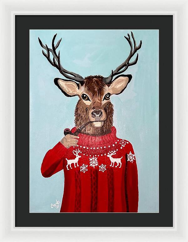 Danny Deer - Framed Print