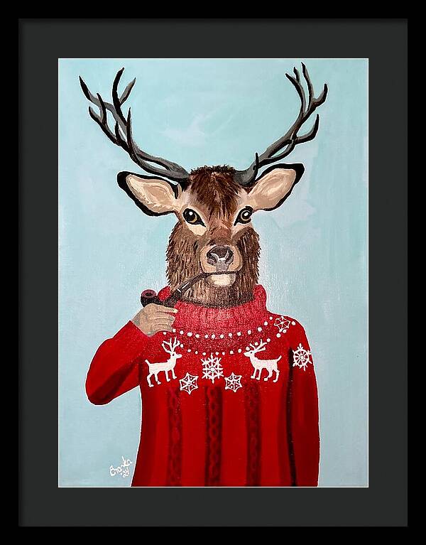 Danny Deer - Framed Print
