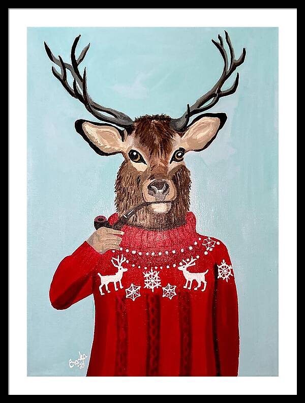 Danny Deer - Framed Print