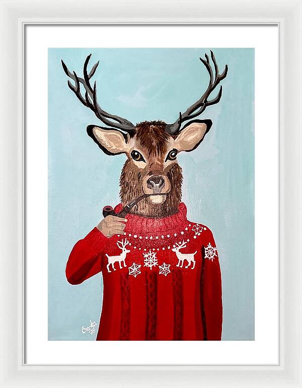 Danny Deer - Framed Print