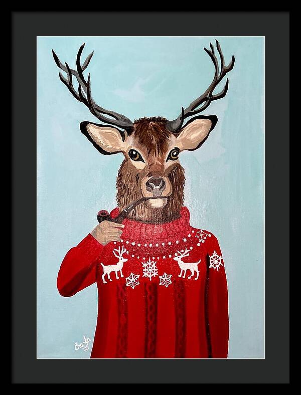 Danny Deer - Framed Print
