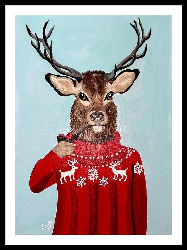 Danny Deer - Framed Print