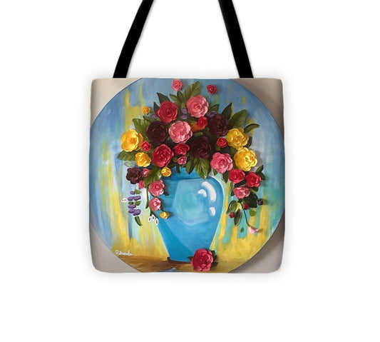 Dimensional Flowers - Tote Bag
