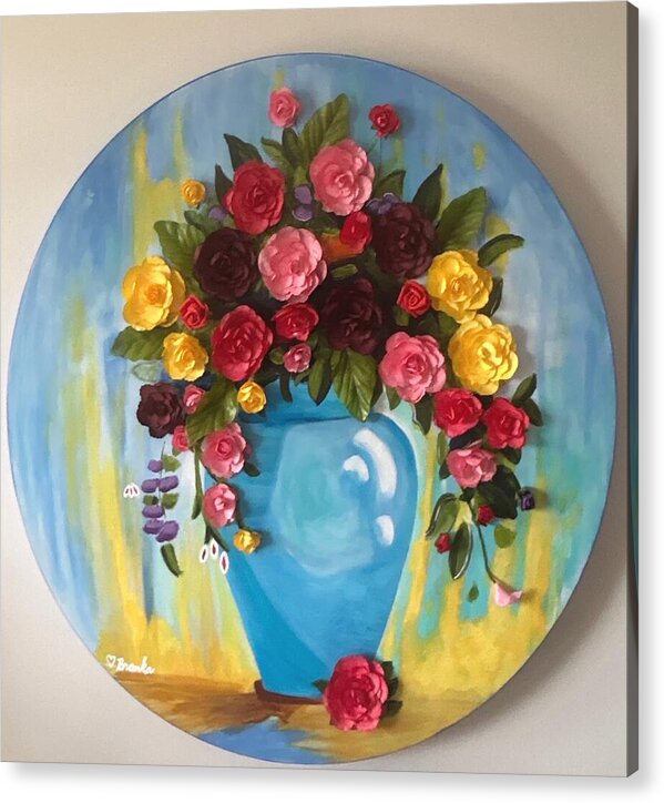Dimensional Flowers - Acrylic Print
