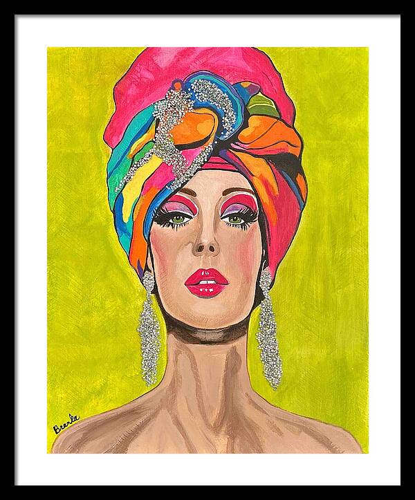 Kesha - Framed Print