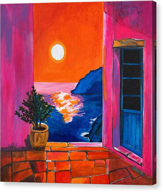Million Dollar Sunset View - Canvas Print