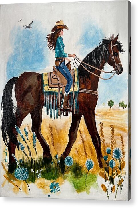 Riding Rayna - Acrylic Print