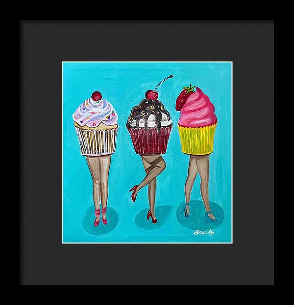 Sweet Cakes Triple Treats - Framed Print