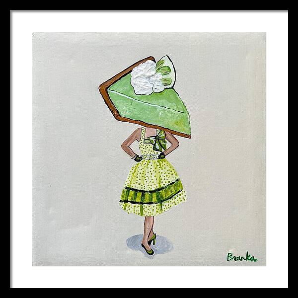 Sweetcakes Key Lime Pie - Framed Print