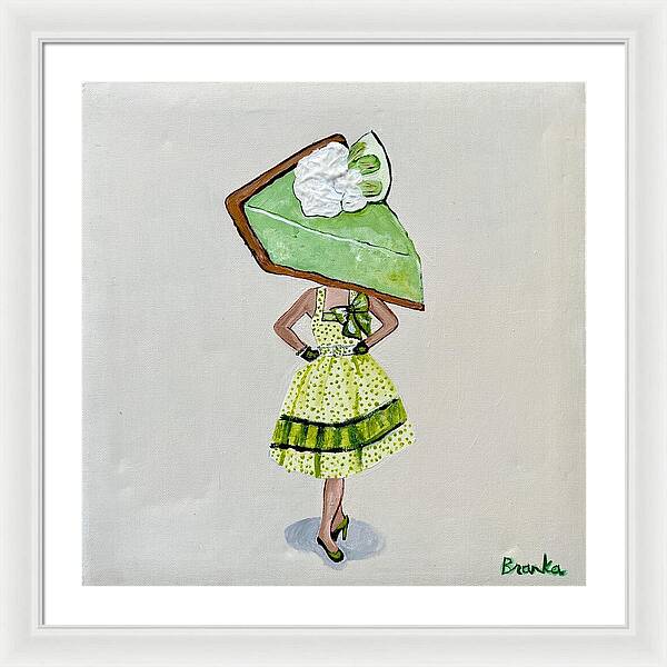 Sweetcakes Key Lime Pie - Framed Print