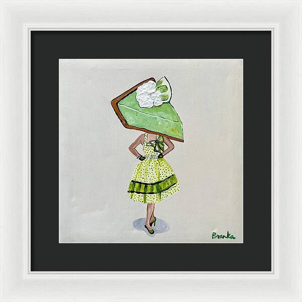 Sweetcakes Key Lime Pie - Framed Print