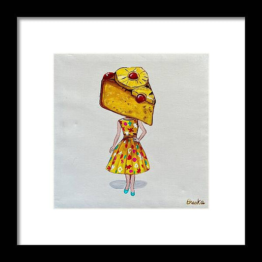 Sweetcakes Pineapple Upside Down - Framed Print