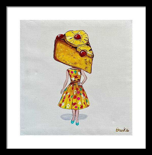 Sweetcakes Pineapple Upside Down - Framed Print