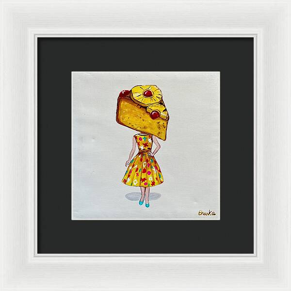 Sweetcakes Pineapple Upside Down - Framed Print