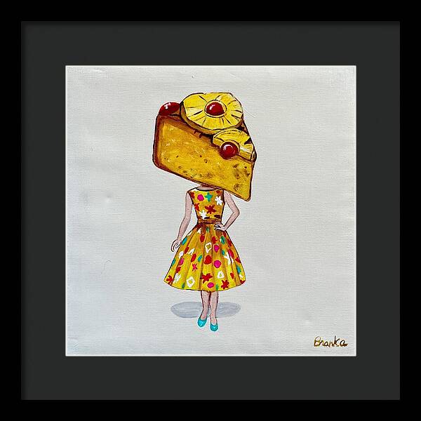 Sweetcakes Pineapple Upside Down - Framed Print