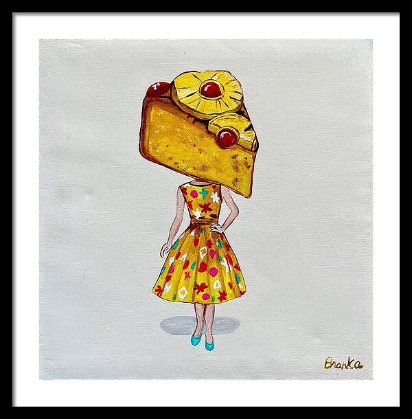 Sweetcakes Pineapple Upside Down - Framed Print