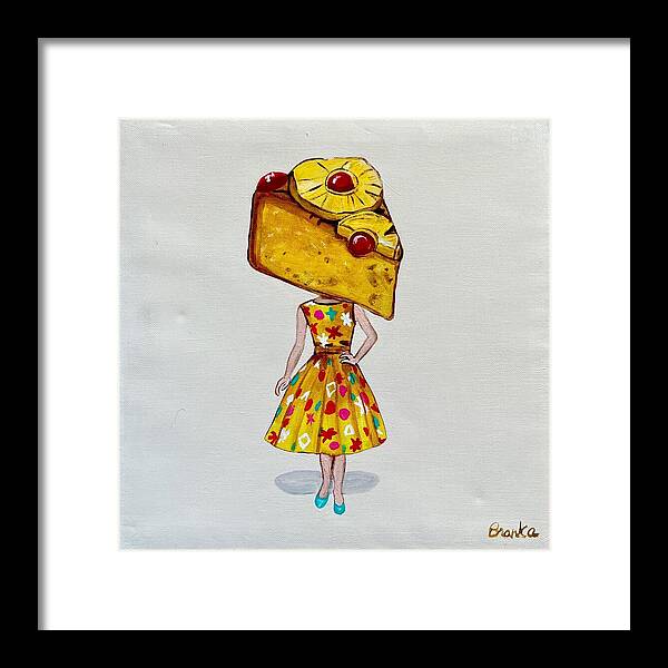 Sweetcakes Pineapple Upside Down - Framed Print