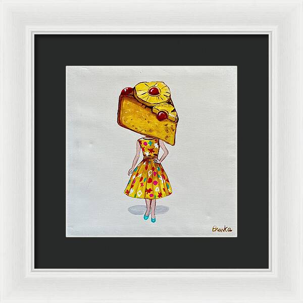 Sweetcakes Pineapple Upside Down - Framed Print