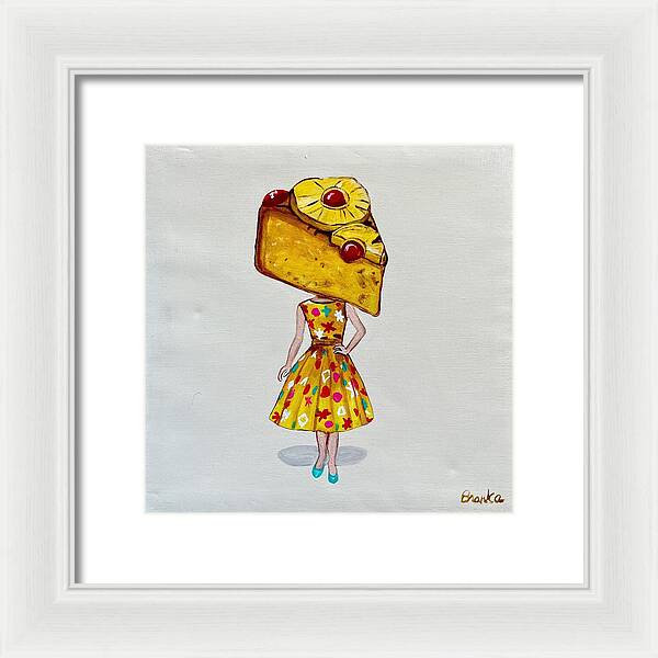 Sweetcakes Pineapple Upside Down - Framed Print