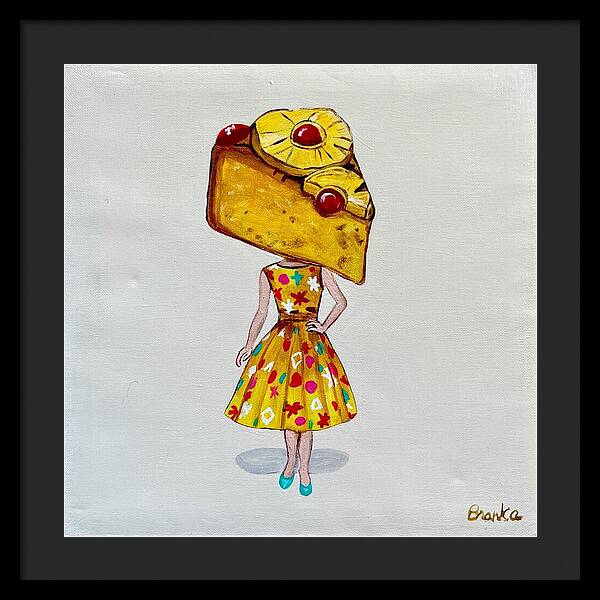 Sweetcakes Pineapple Upside Down - Framed Print