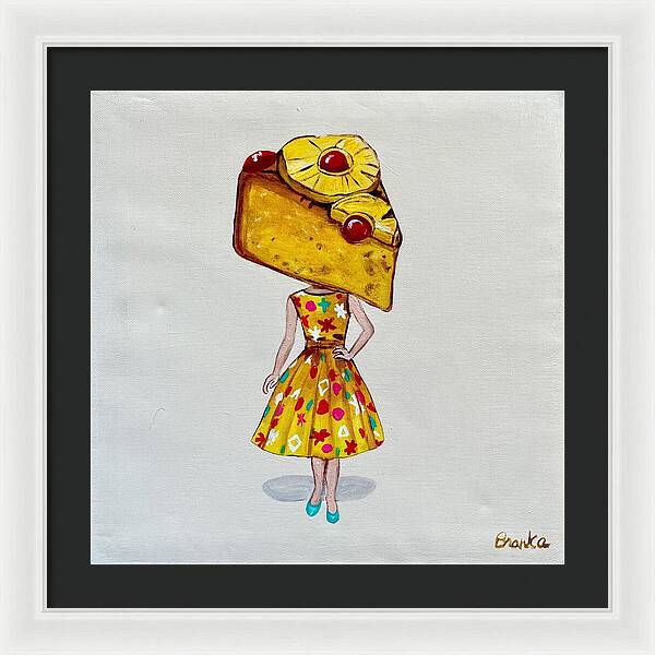 Sweetcakes Pineapple Upside Down - Framed Print