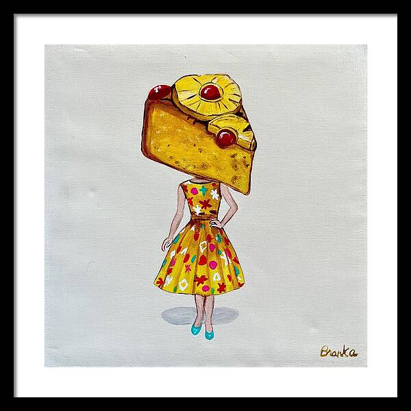 Sweetcakes Pineapple Upside Down - Framed Print