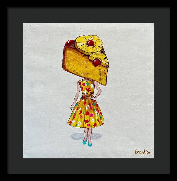 Sweetcakes Pineapple Upside Down - Framed Print
