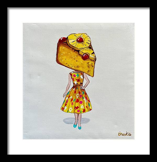Sweetcakes Pineapple Upside Down - Framed Print