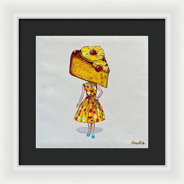 Sweetcakes Pineapple Upside Down - Framed Print