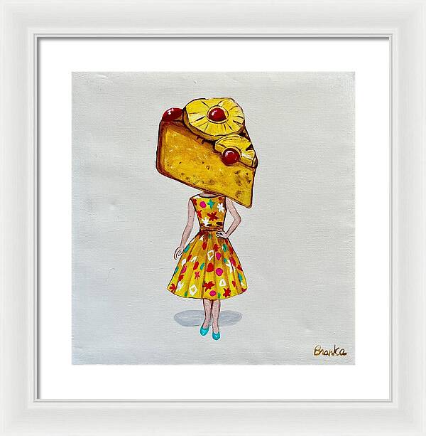 Sweetcakes Pineapple Upside Down - Framed Print